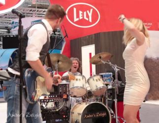 Messeauftritt in Hannover unsere Band in Hannover bei einer Messeparty